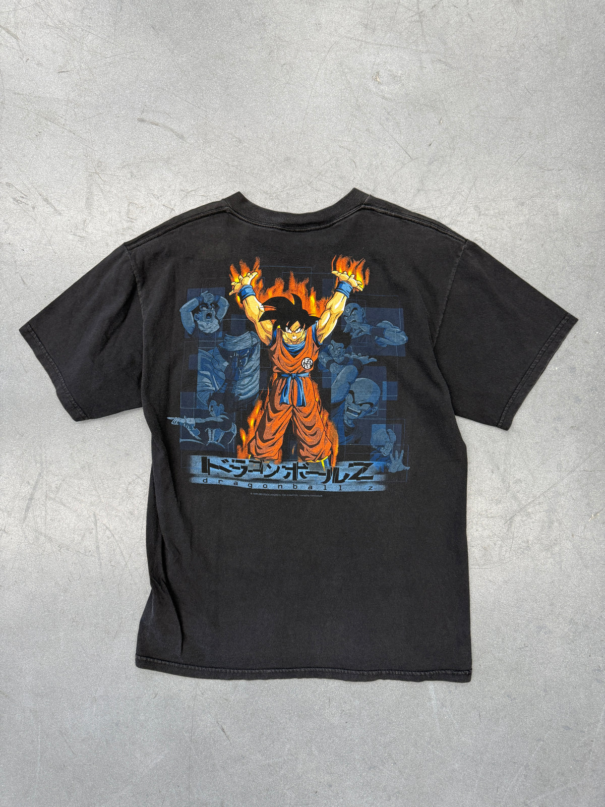 1999 DRAGON BALL Z GOKU MULLET TEE (TULTEX TAG)