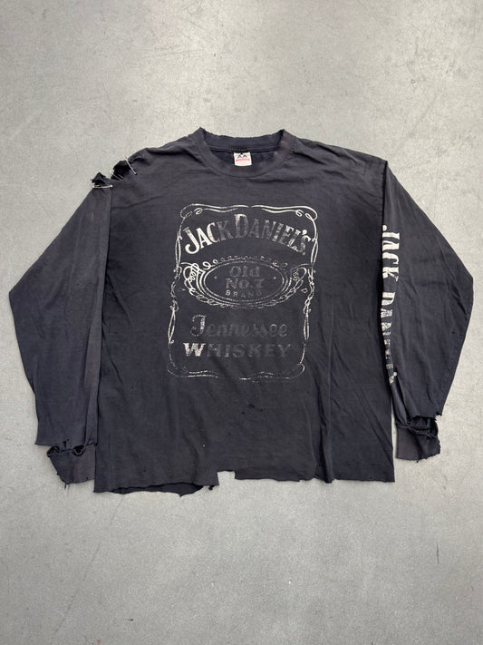 90S JACK DANIEL'S TENNESSEE WHISKY THRASHED LS TEE (AAA TAG)