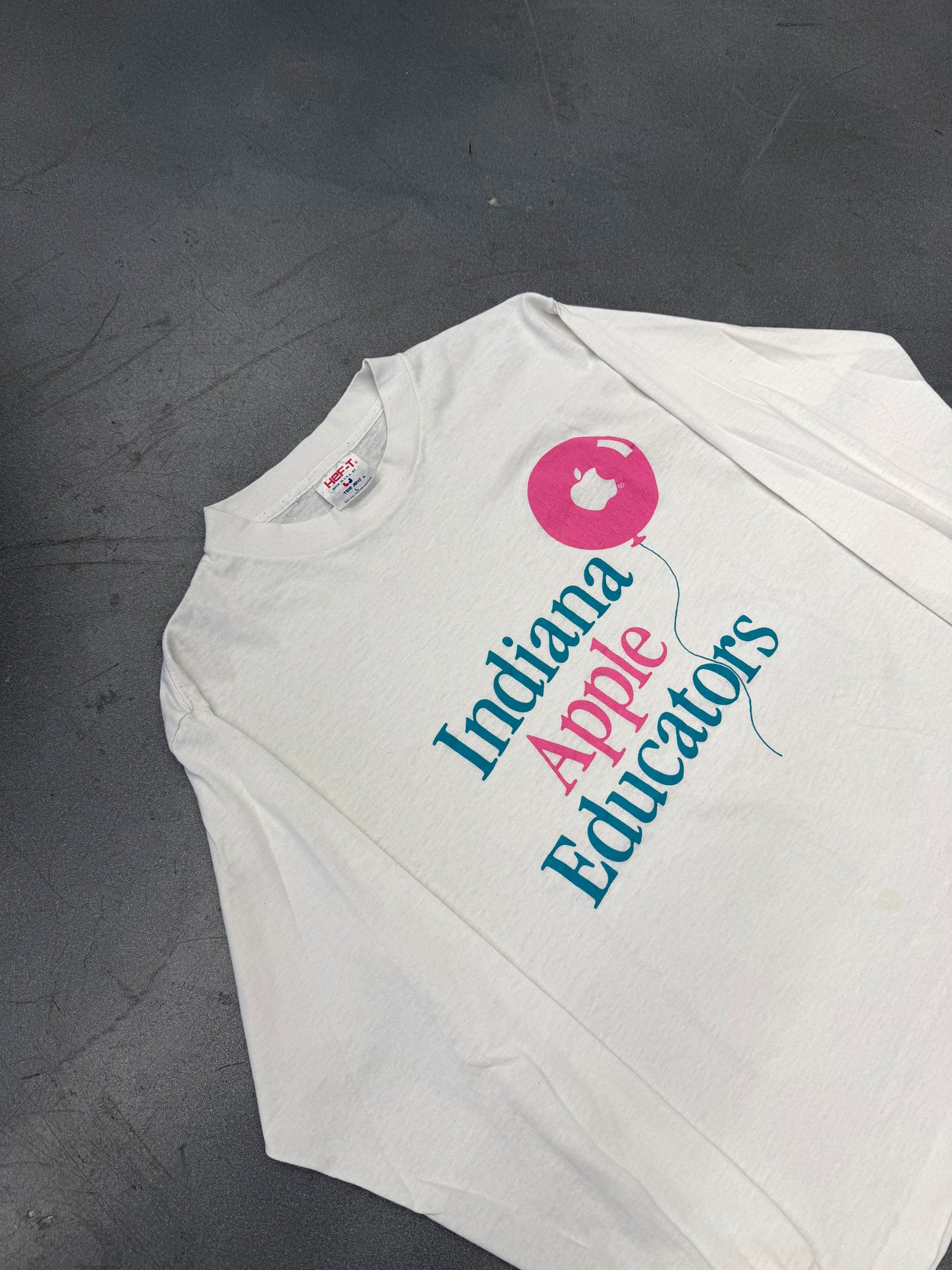 90'S INDIANA APPLE EDUCATORS LS TEE (HEF-T TAG)