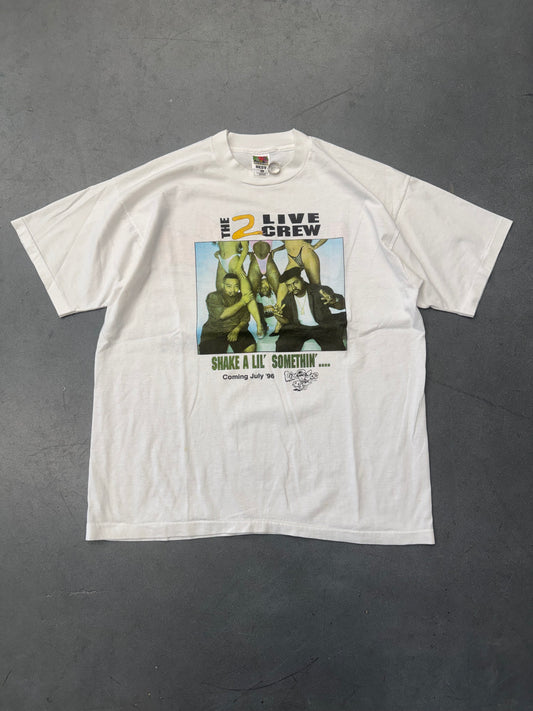 1996 THE 2 LIVE CREW SHAKE A LIL' SOMETHIN ALBUM COVER TEE (FOTL TAG)