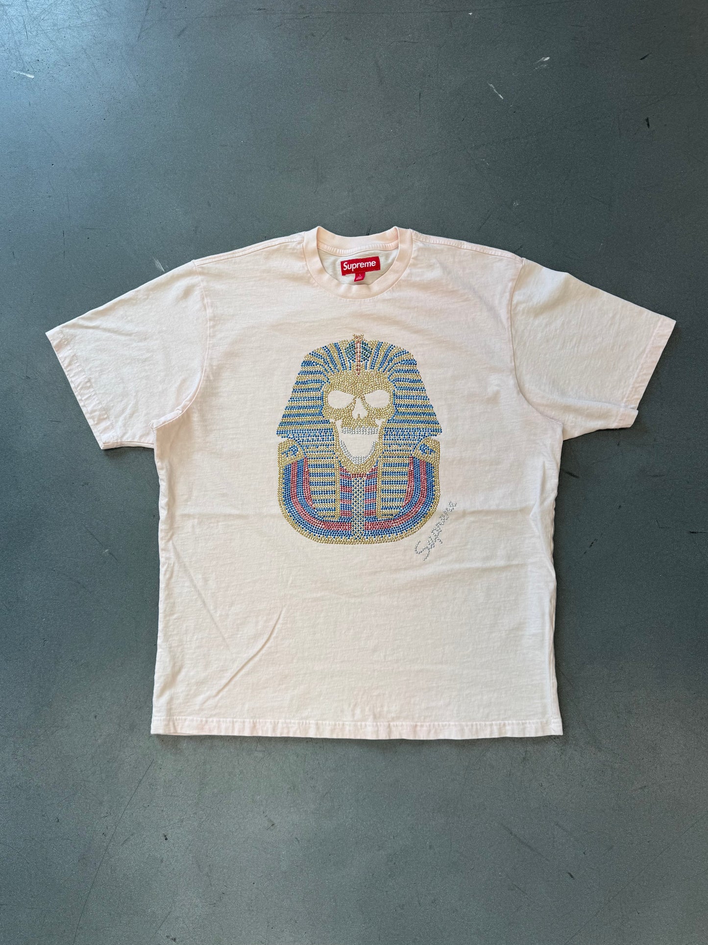 FW25 SUPREME KING TUT SS TOP - LIGHT PINK (L)