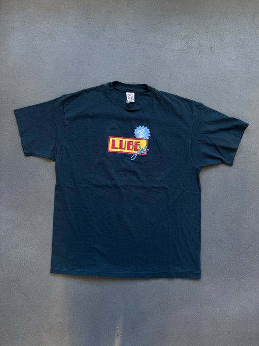 90'S LUBE JOB WHILE YOU WAIT! TEE (DON'T PANIC TAG)