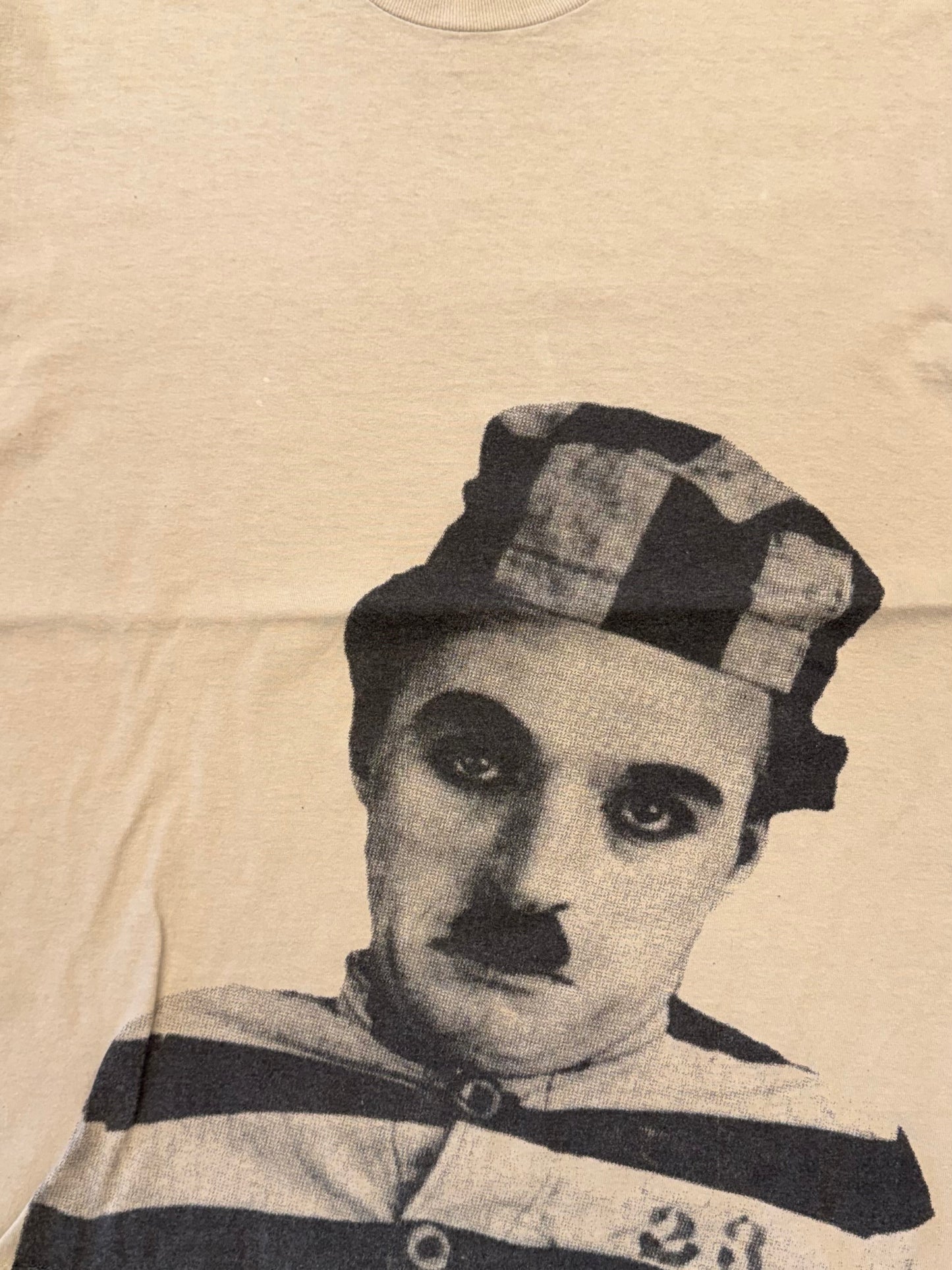 SS03 SUPREME CHARLIE CHAPLIN TEE - TAN