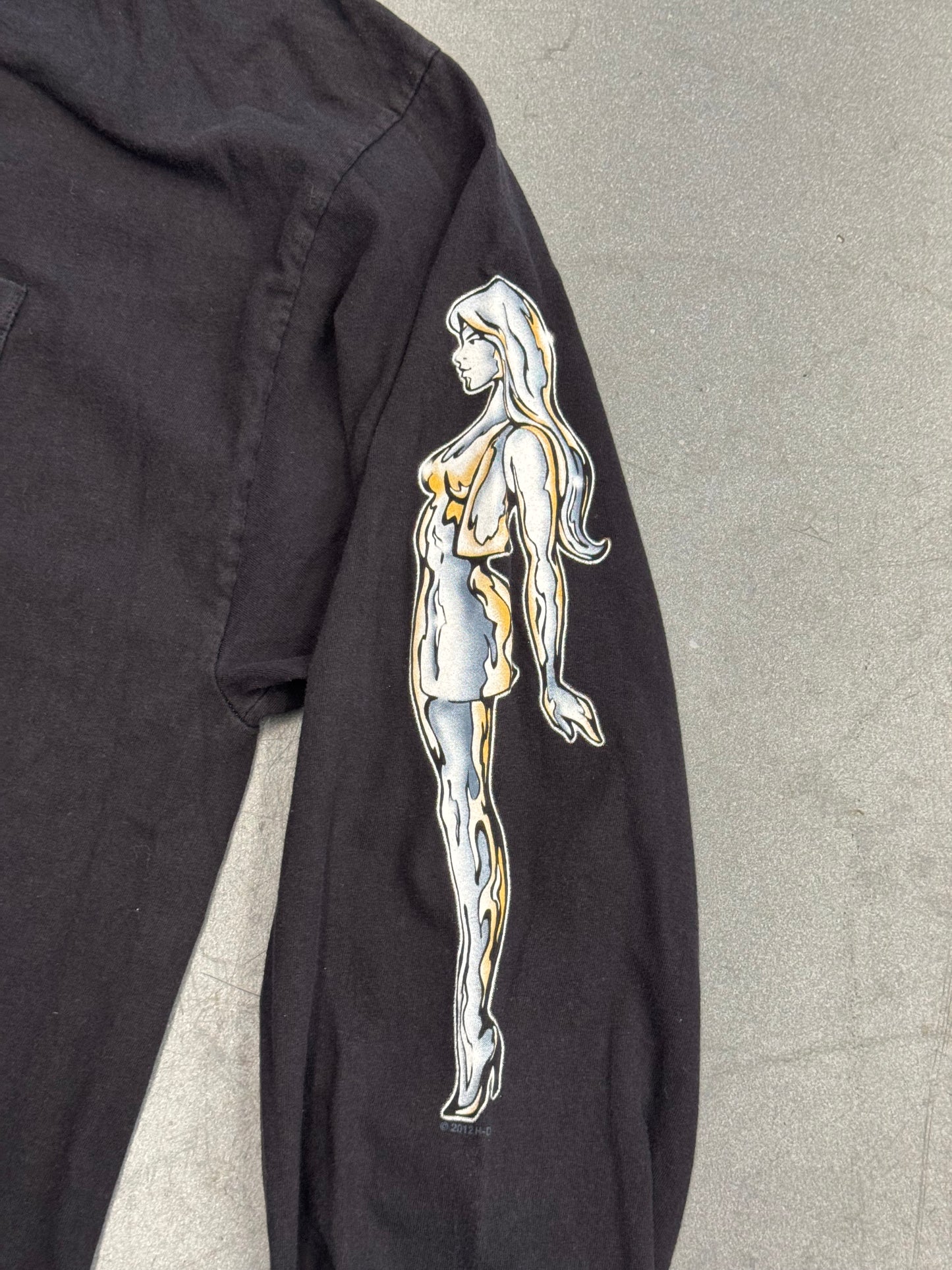 2012 HARLEY-DAVIDSON HARLEY HAVEN COLUMBIA, SOUTH CAROLINA CHROME GIRL LS POCKET TEE