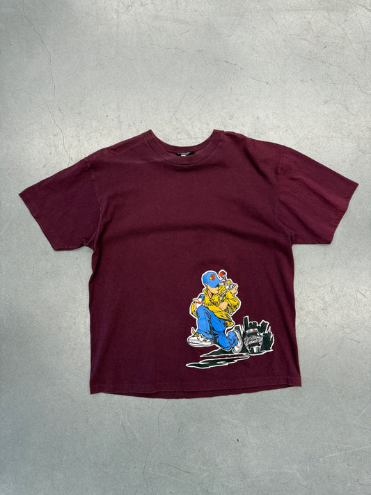 90S SUCKER GRAFFITI TEE (SUCKER TAG)