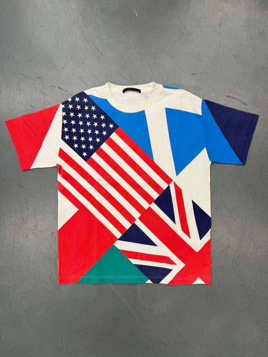 2019 LOUIS VUITTON VIRGIL ABLOH FLAGS TEE