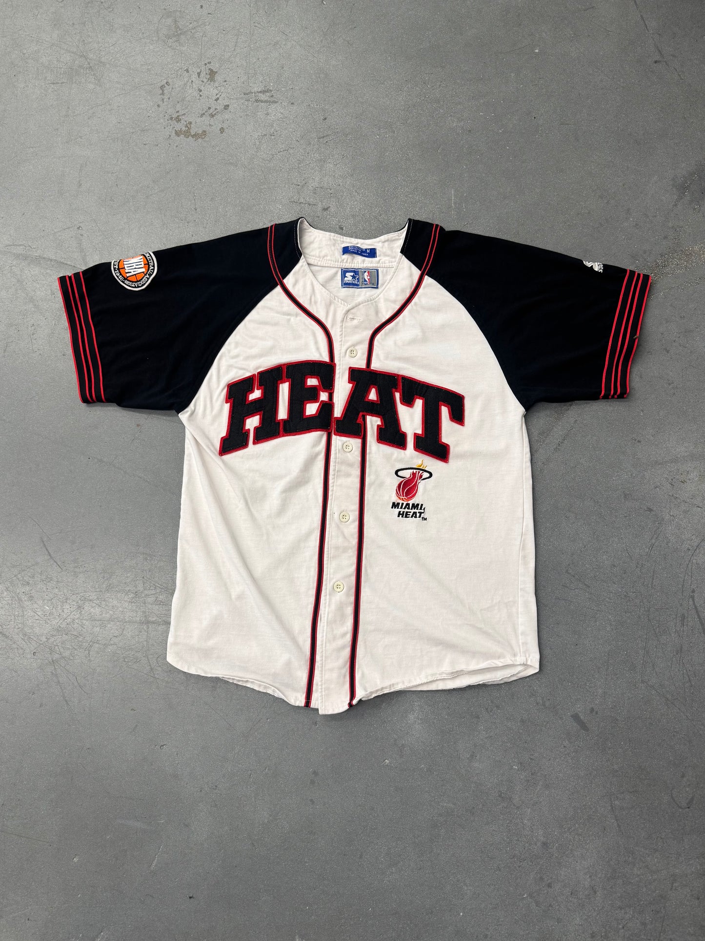 90S STARTER MIAMI HEAT BASEBALL JERSEY