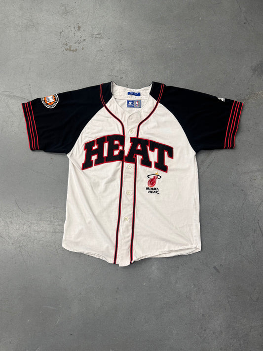 90S STARTER MIAMI HEAT BASEBALL JERSEY