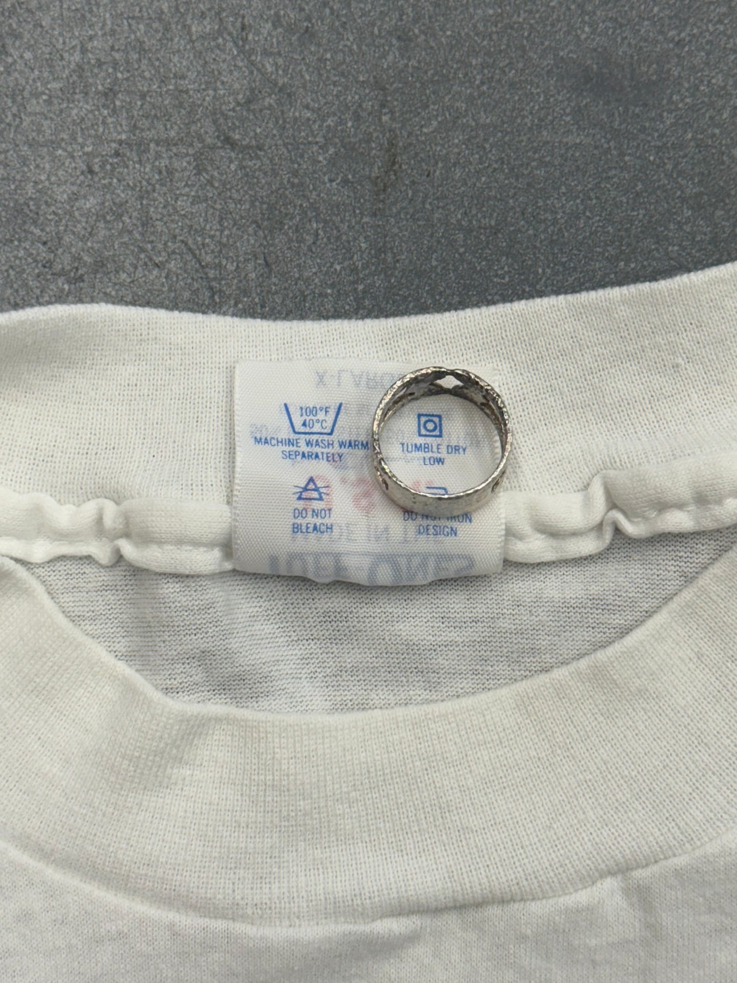 90S WOODY ALLEN BIG FACE PORTRAIT TEE (TUFF-ONES TAG)