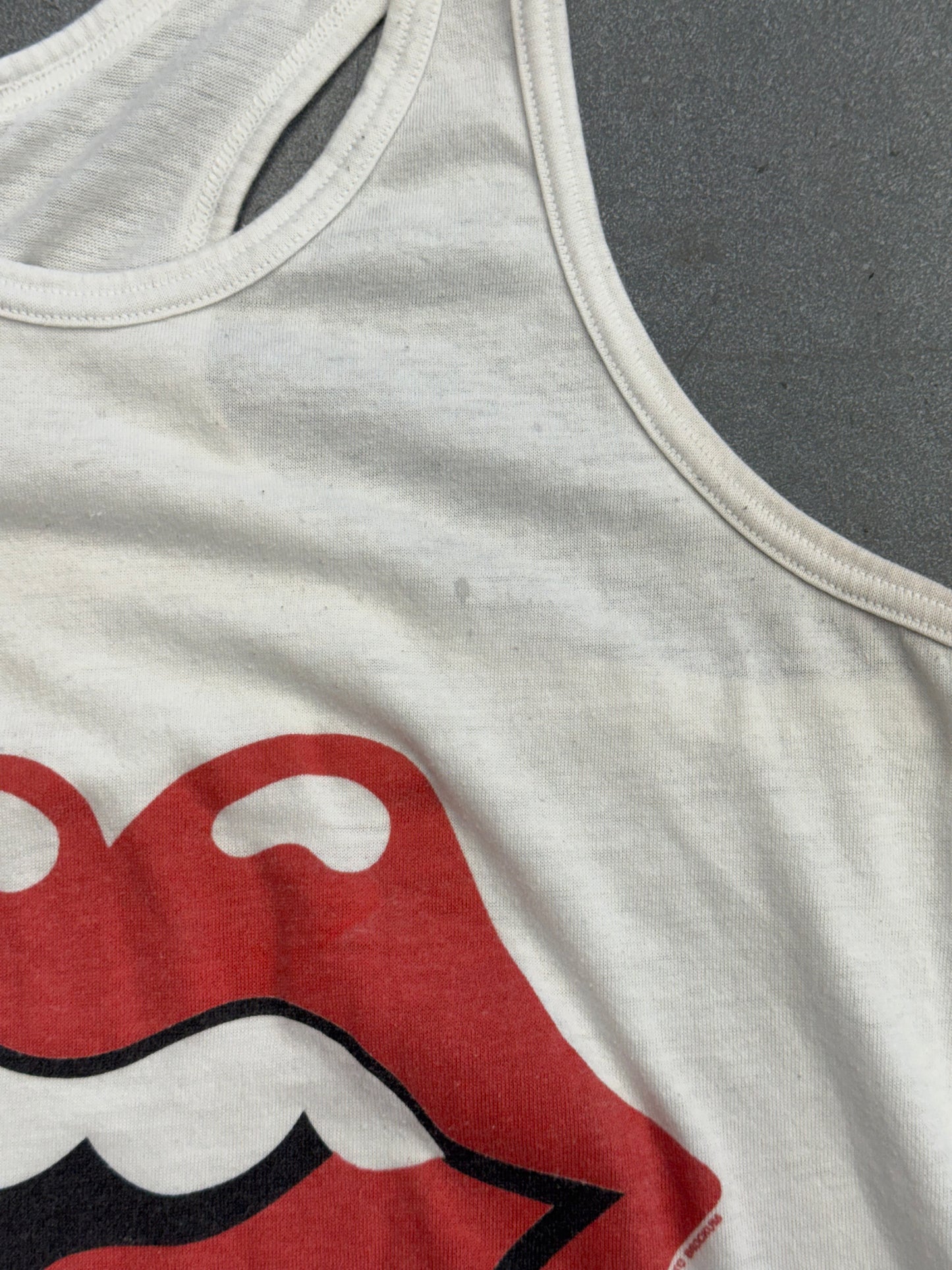 1989 THE ROLLING STONES TONGUE TANK TOP (BROCKUM TAG)