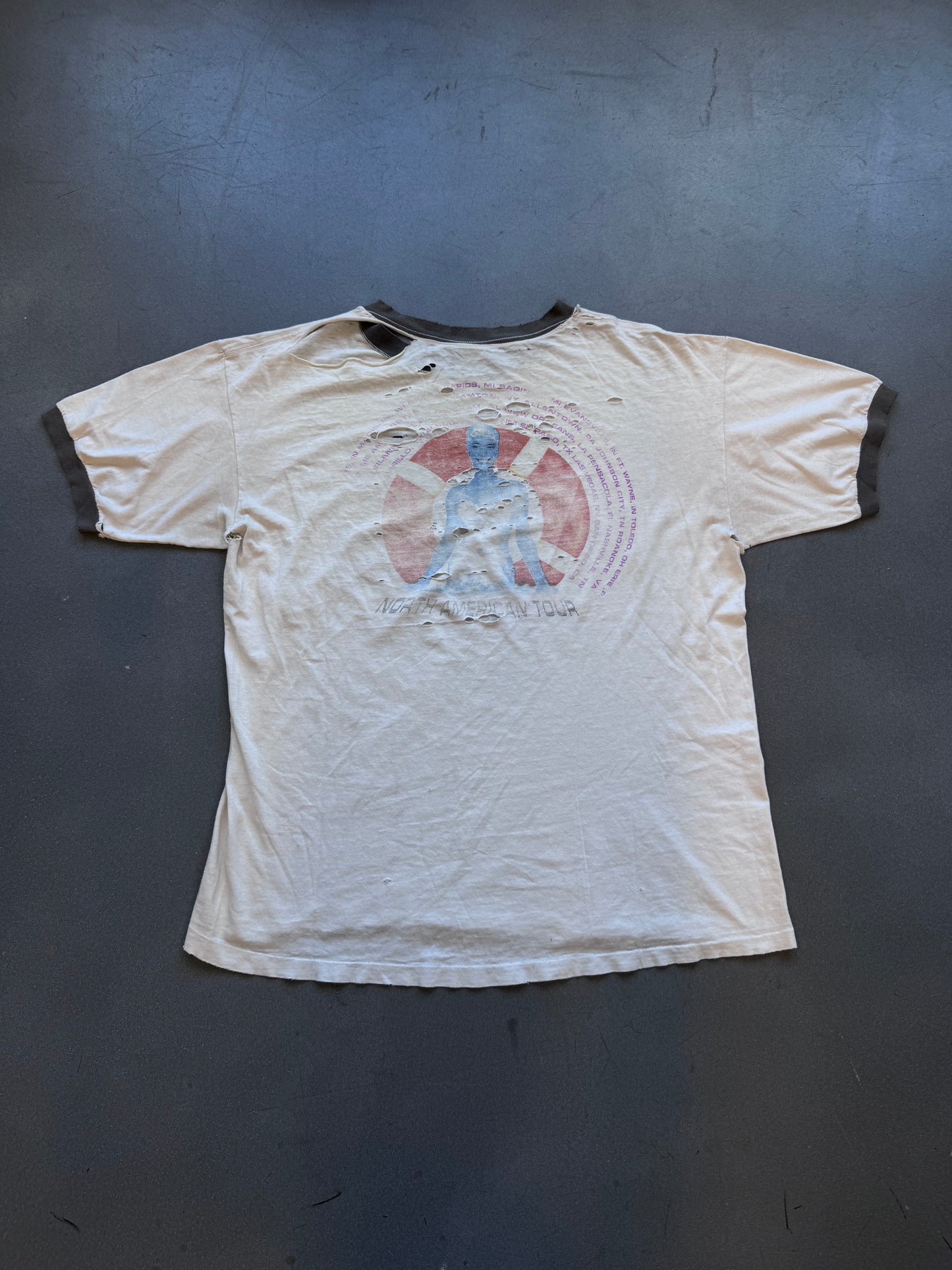 1995 STONE TEMPLE PILOTS NORTH AMERICA TOUR RINGER TEE (RIPPED TAG)