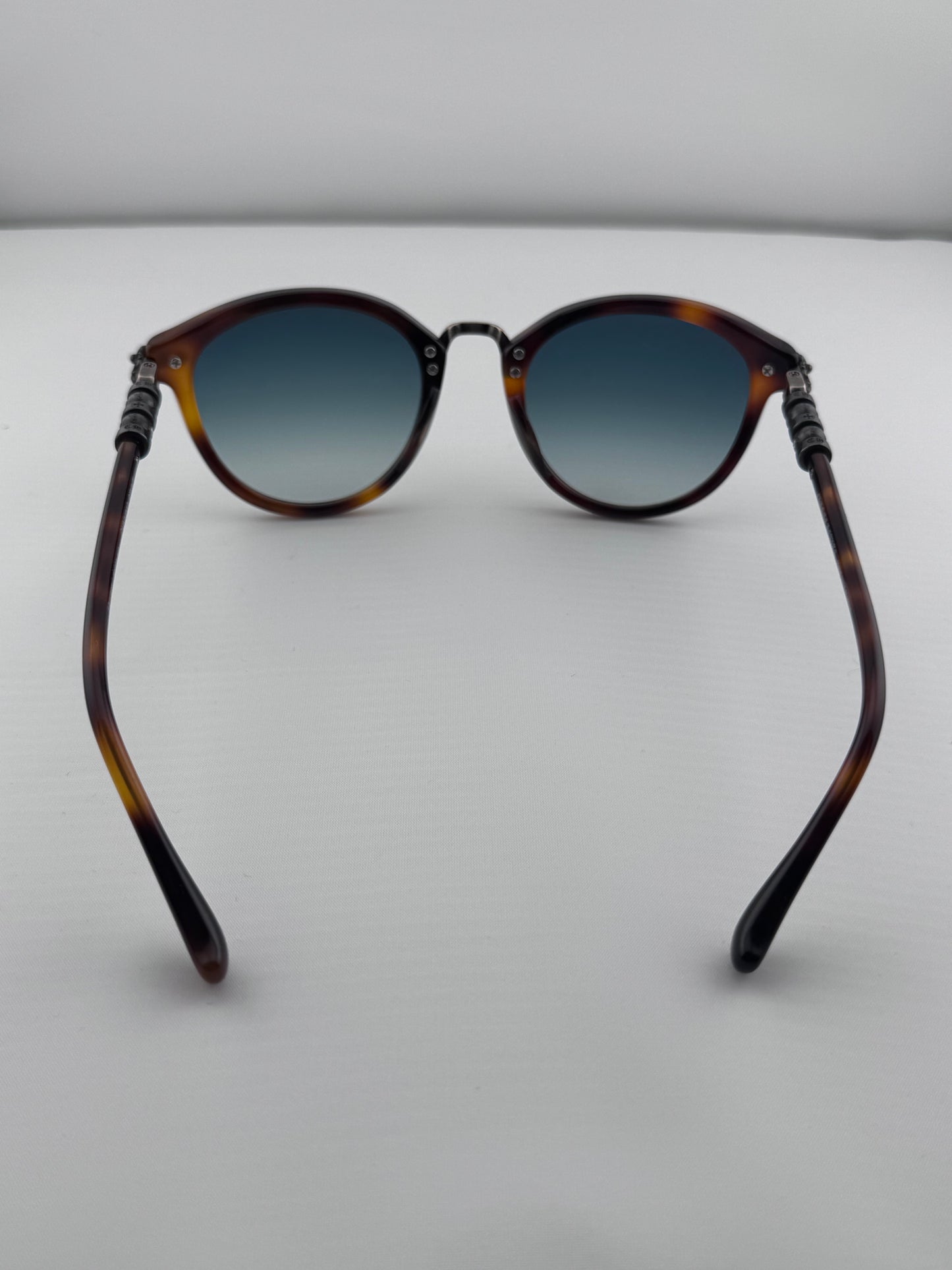CHROME HEARTS 'CUNNING STUNT' TORTOISE SUNGLASSES (PRE-OWNED WITH CASE)