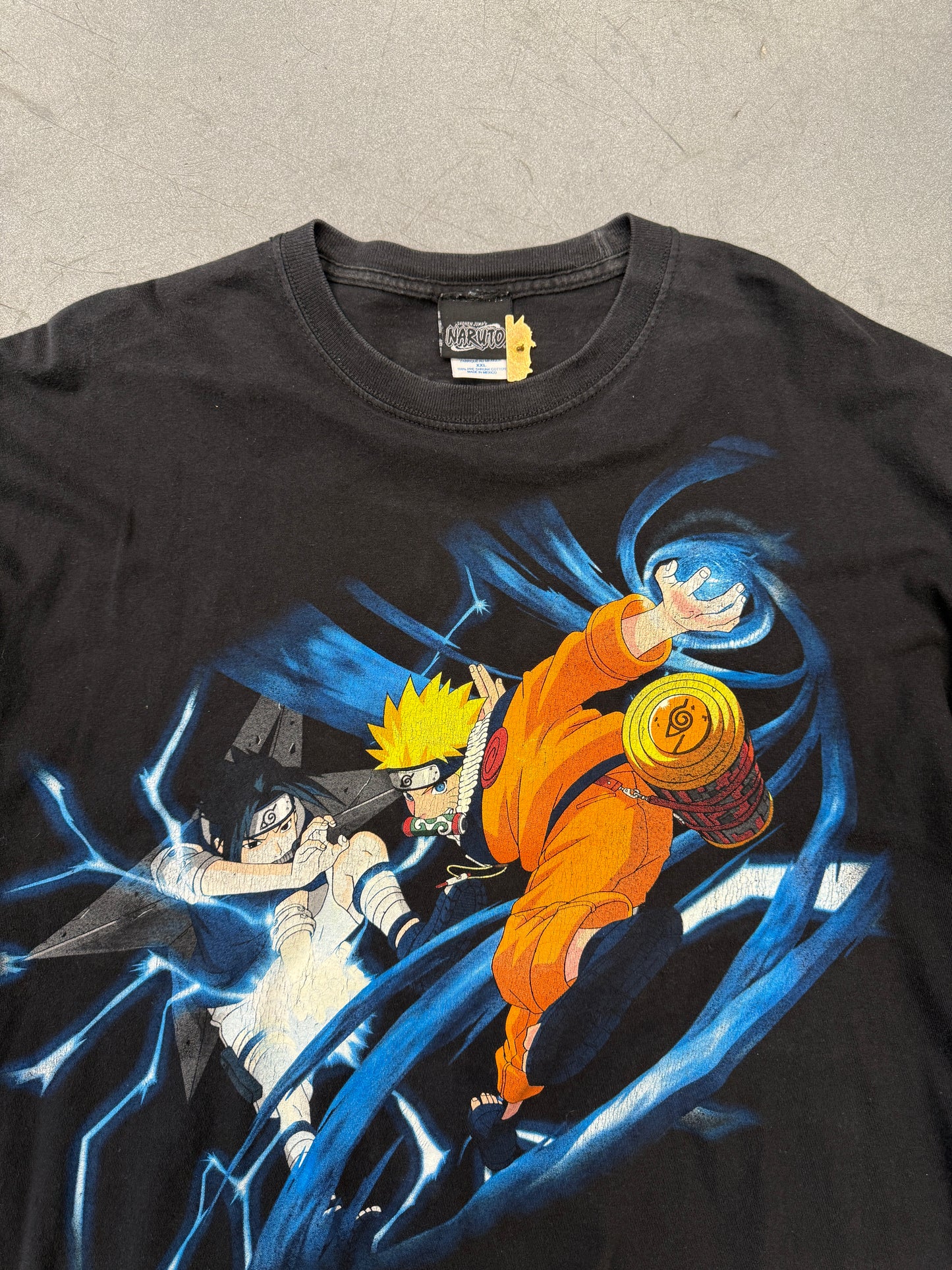 2002 NARUTO AND SASUKE BATTLE TEE (RIPPLE JUNCTION TAG)