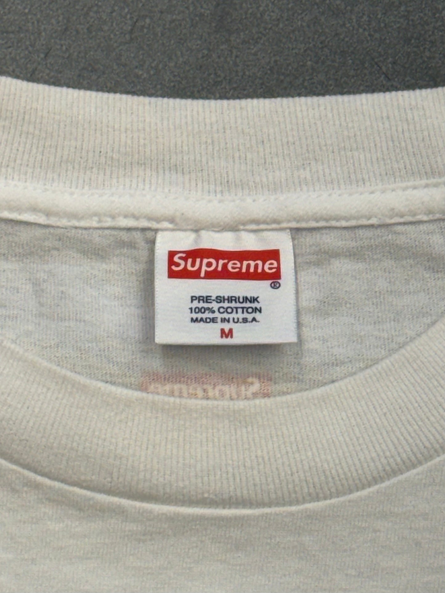 SS11 SUPREME X KAWS X ORIGINALFAKE BUBBLE LOGO TEE - WHITE