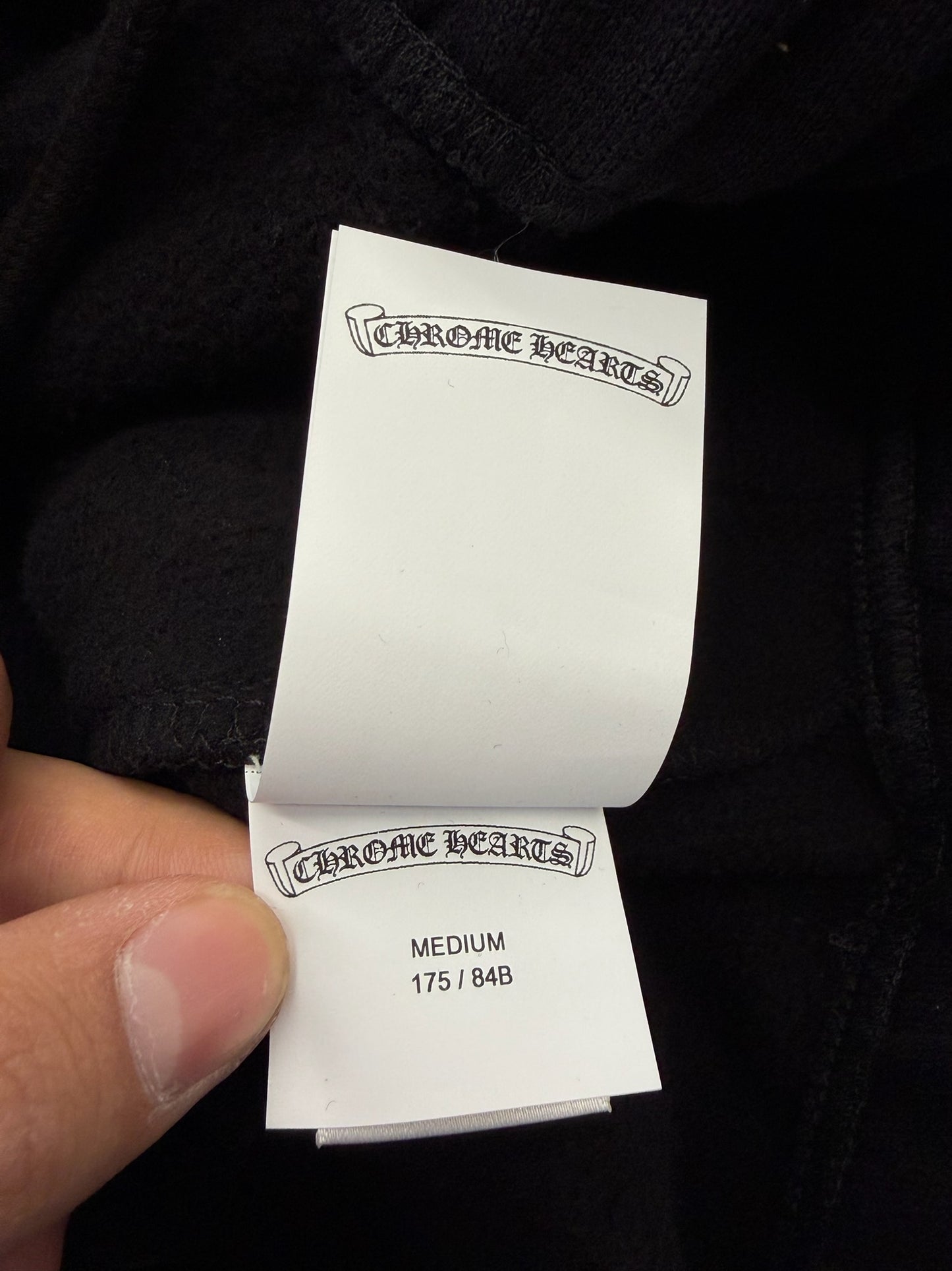 CHROME HEARTS PAPER JAM SWEATSHORTS - BLACK/BLACK