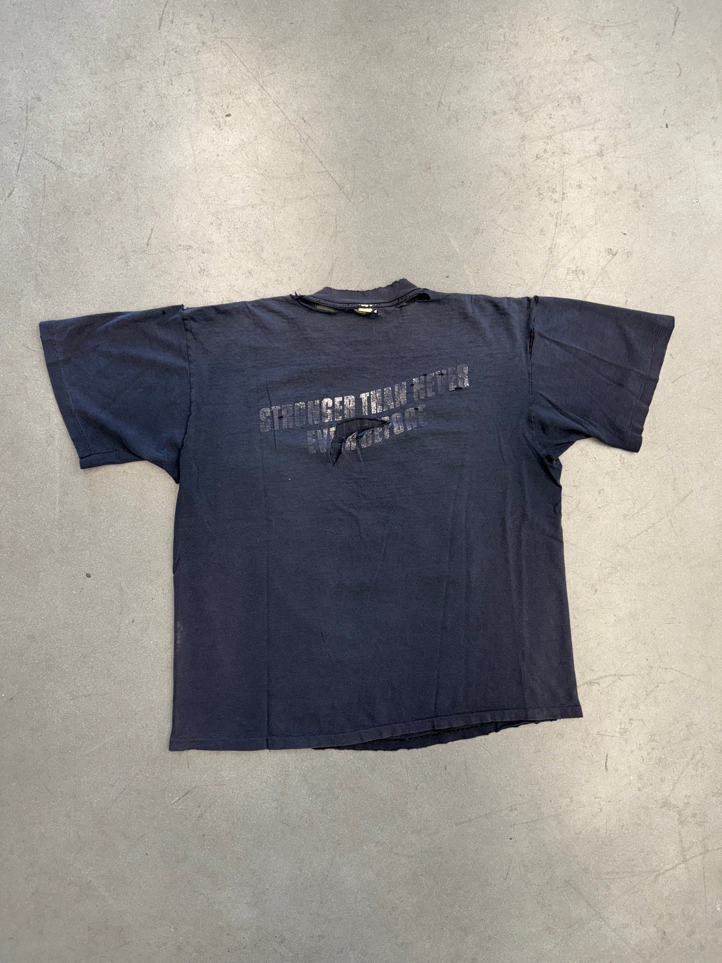 KMFDM A DRUG AGAINST WAR TEE (JUST SAY ROCK TAG)