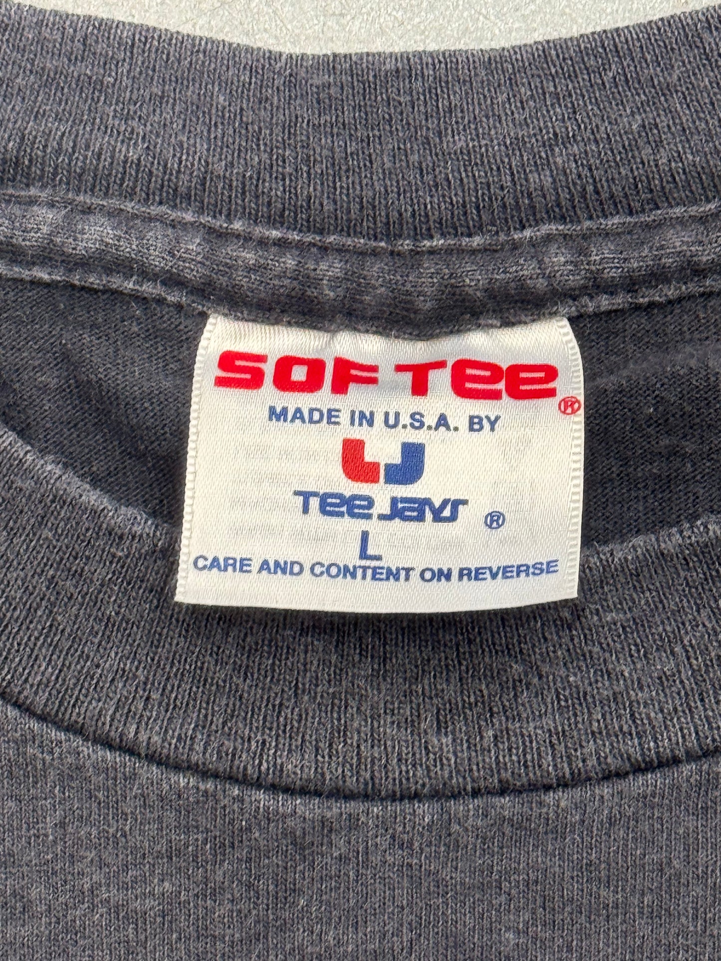 90S WWF "RAISE SOME KANE!" "WELCOME TO HELL!" TEE (SOFTEE TAG)