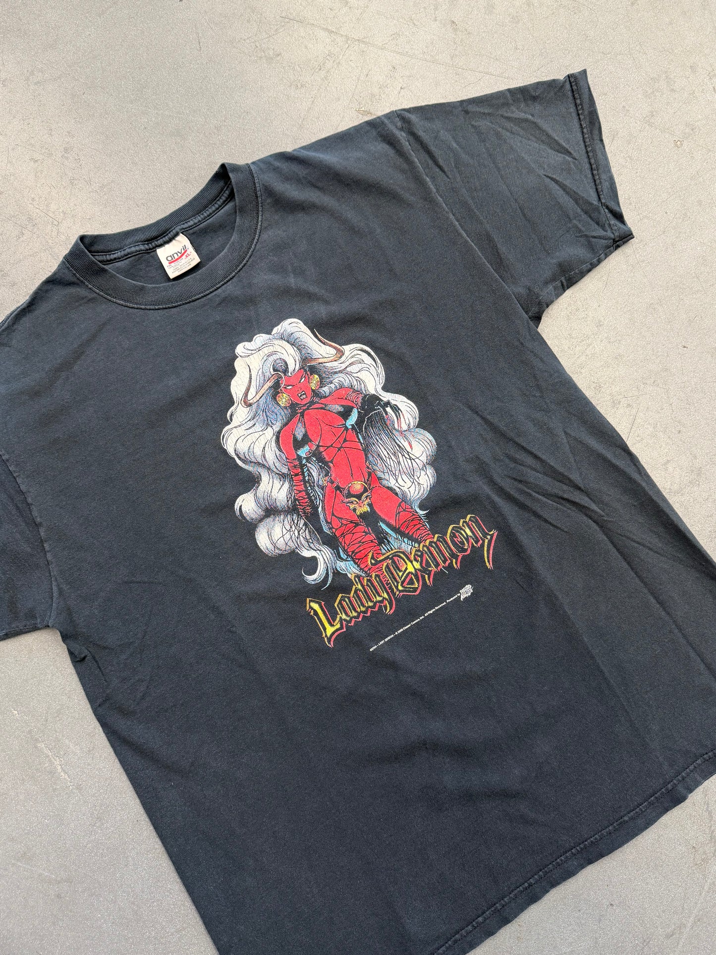 2000 COMIC IMAGES LADY DEMON TEE (ANVIL TAG)