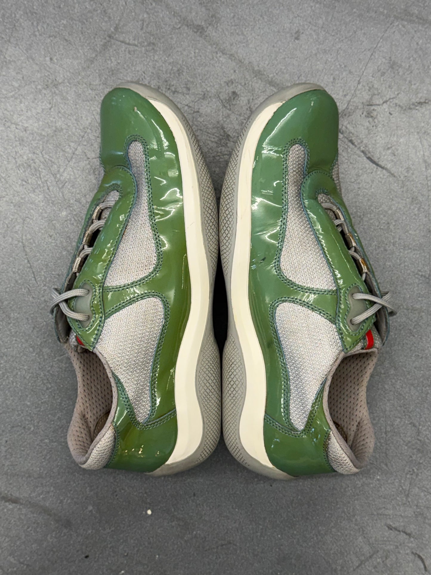 PRADA AMERICA'S CUP SNEAKER - GREEN (W/O BOX)