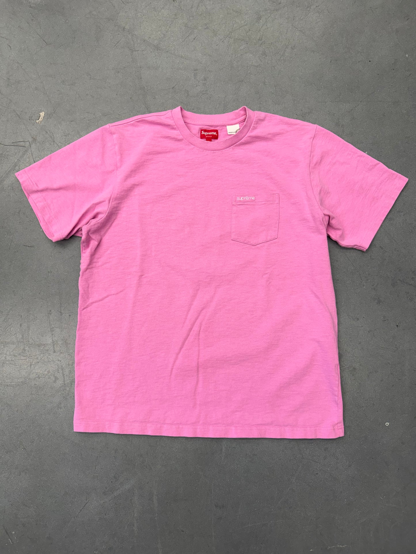 SS22 SUPREME CLASSIC LOGO SHORT-SLEEVE POCKET TEE