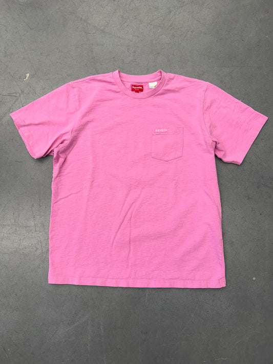 SS22 SUPREME CLASSIC LOGO SHORT-SLEEVE POCKET TEE