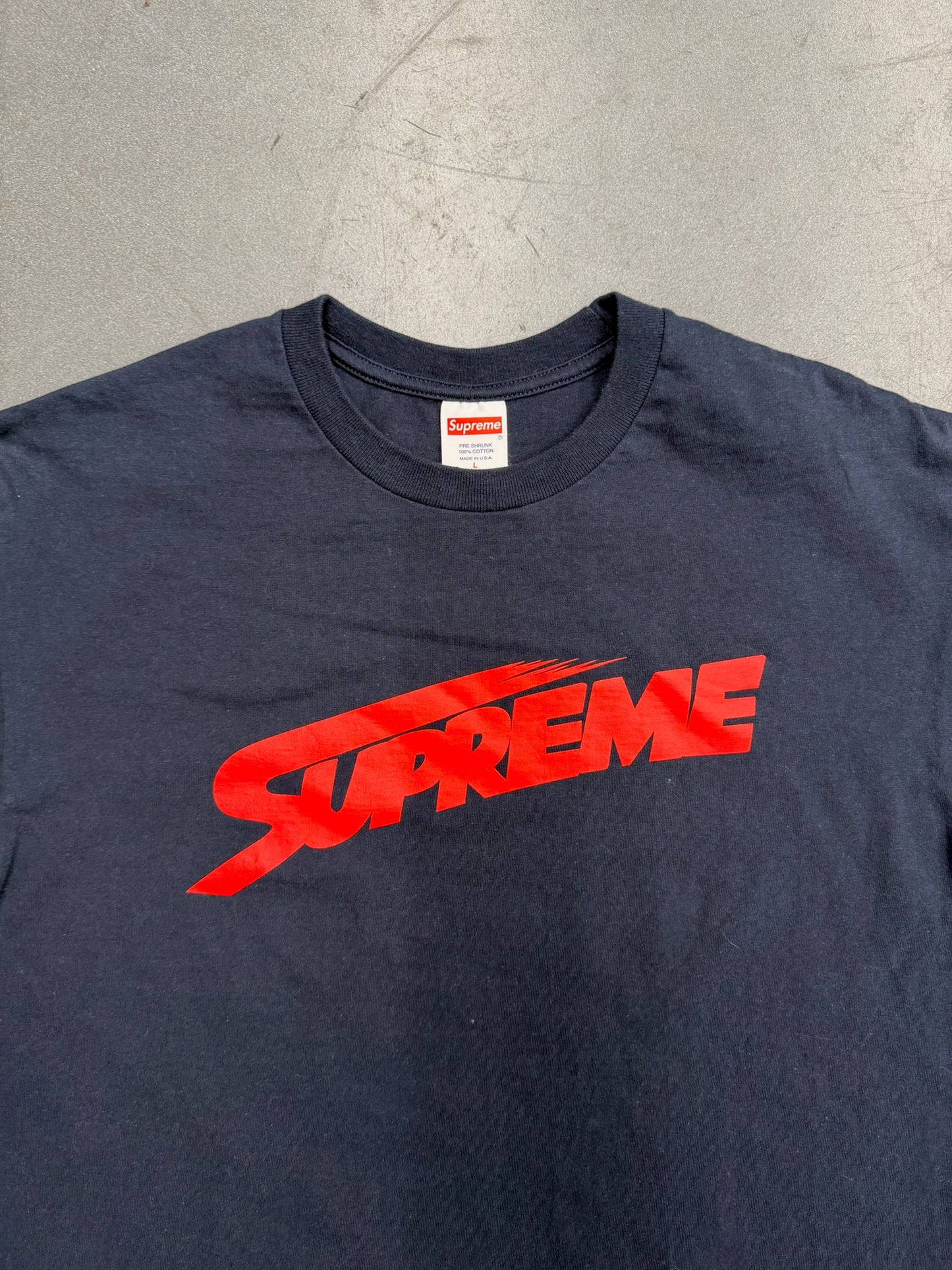FW23 SUPREME MONT BLANC TEE - NAVY