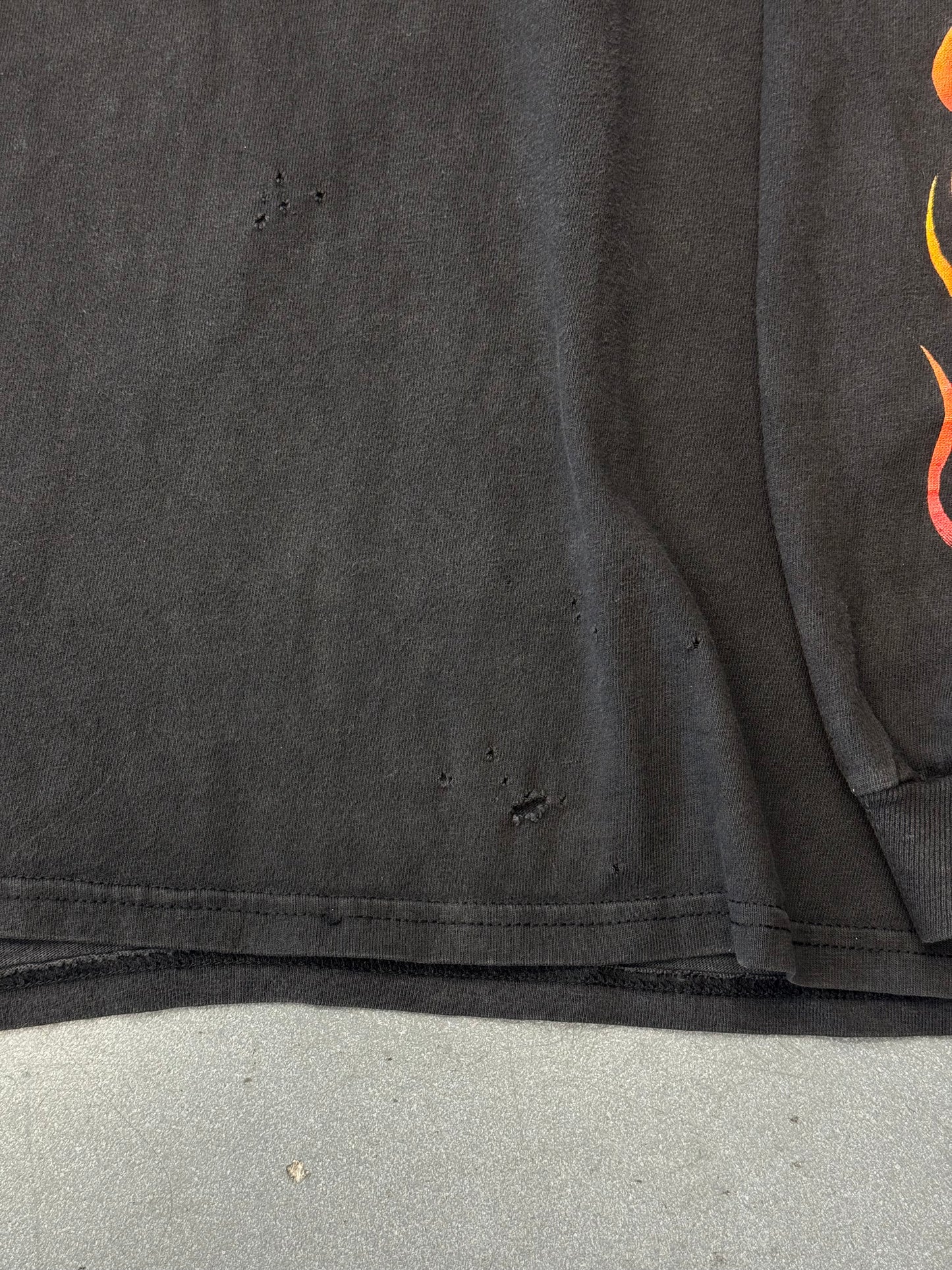 1998 HARLEY-DAVIDSON EAGLE FLAME MCKINNEY LAWTON, OK LONGSLEEVE TEE (HARLEY-DAVIDSON TAG)