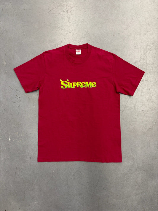 FW21 SUPREME SHREK TEE - CARDINAL