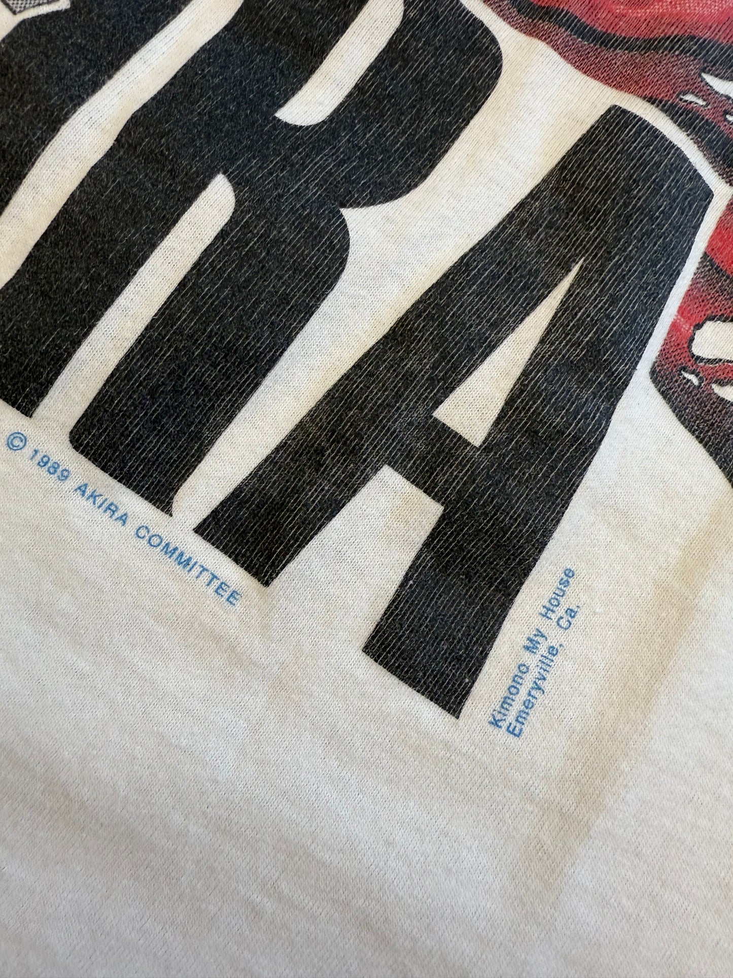 90'S AKIRA MOVIE PROMO TETSUO ARM WHITE TEE (FOTL TAG)