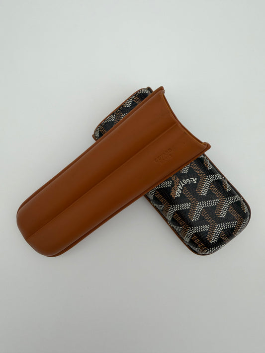 GOYARD MONOGRAM CIGAR HOLDER