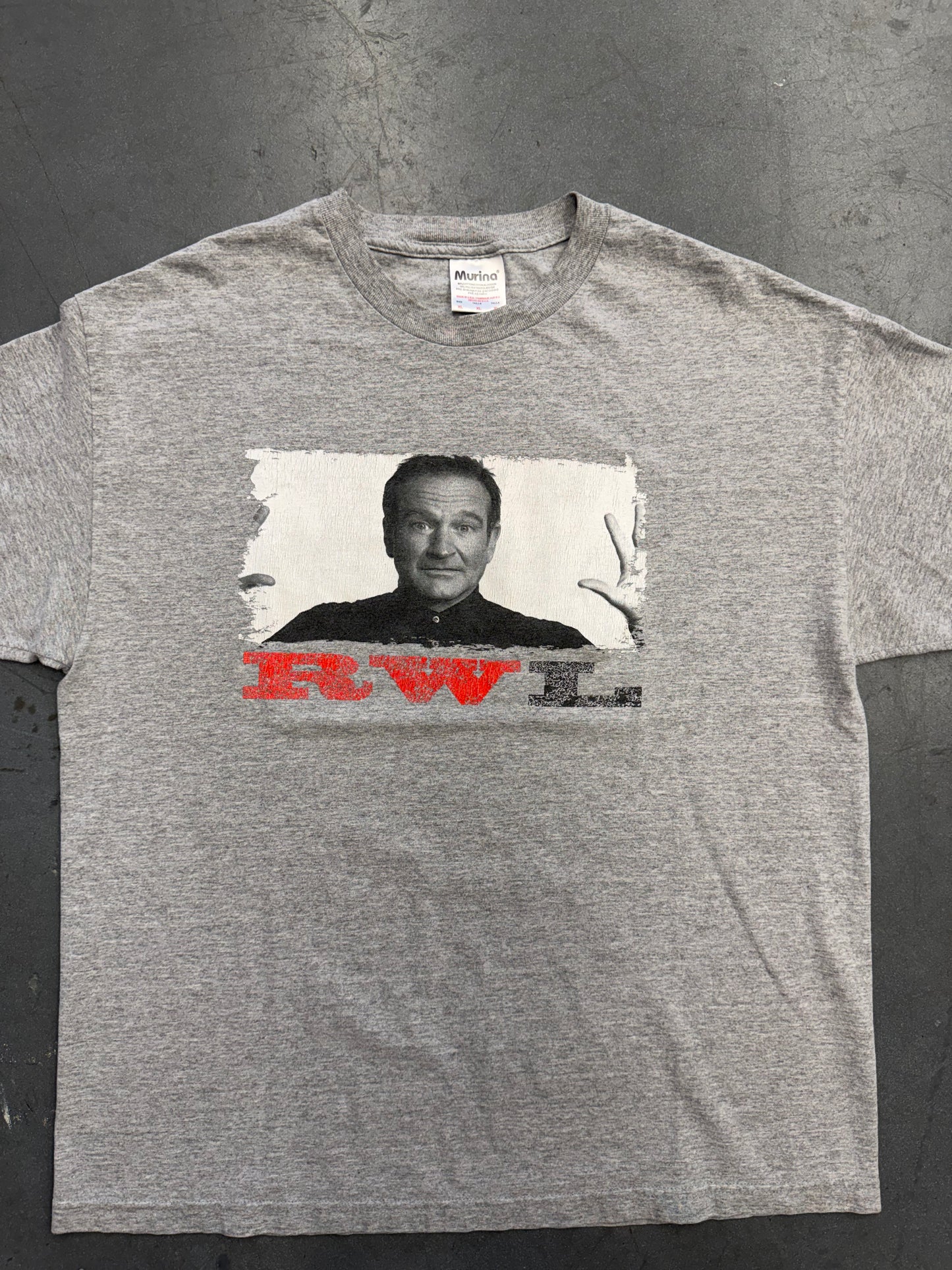 2002 ROBIN WILLIAMS LIVE! RWL TOUR TEE (MURINA TAG)