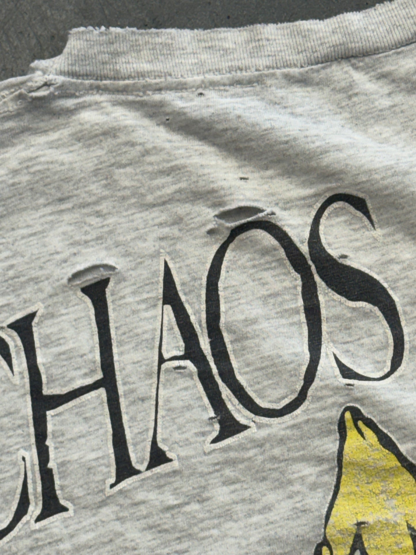 1994 SEPULTRA CHAOS A.D. DISTRESSED TEE (PULLED TAG)