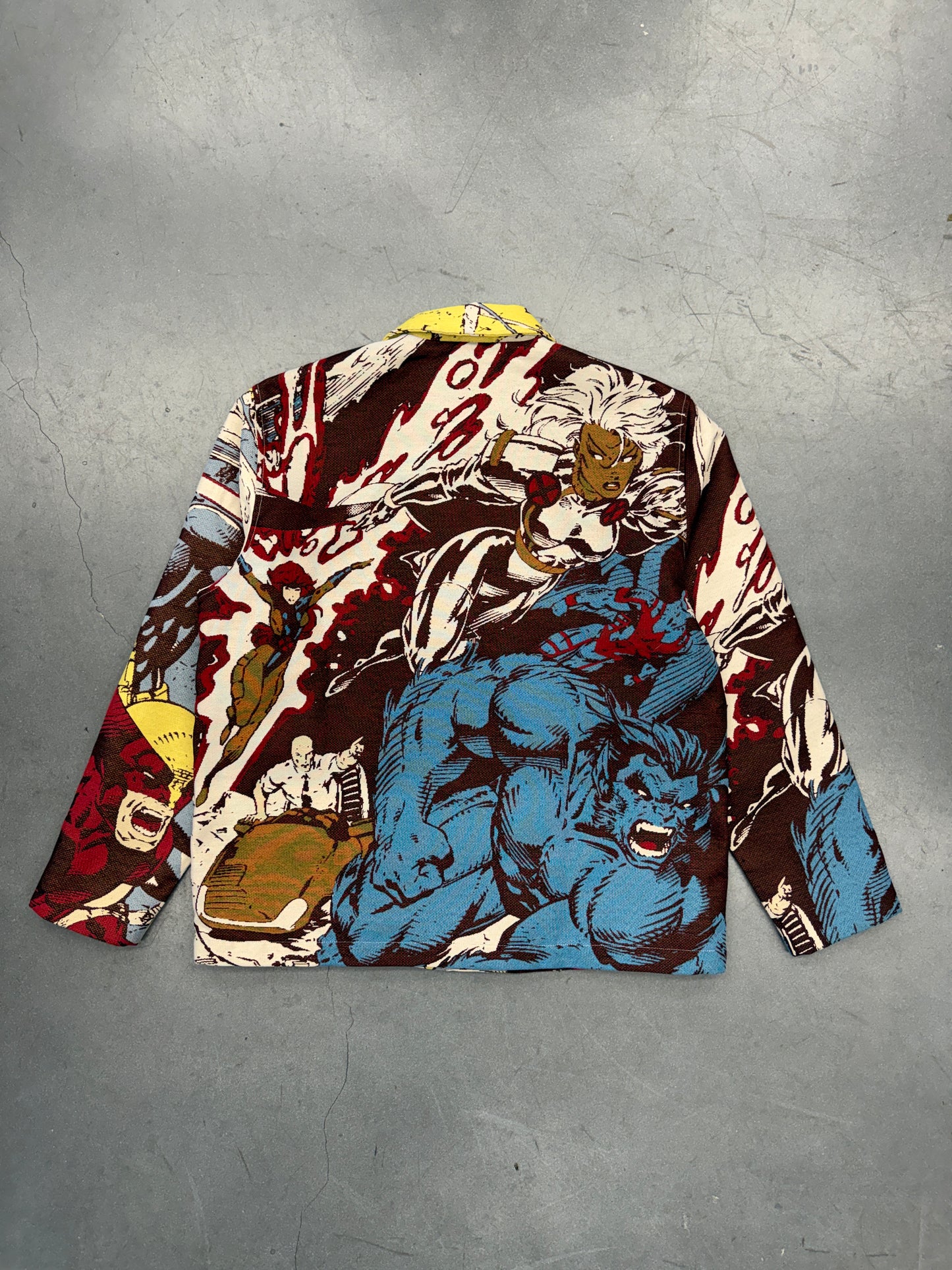 KITH MARVEL X-MEN TAPESTRY COACHES JACKET