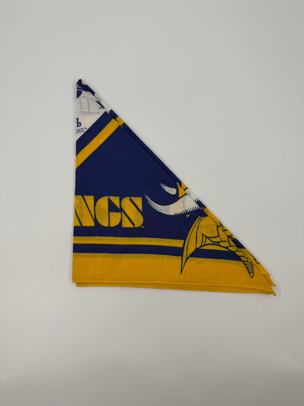 VINTAGE MINNESOTA VIKINGS MADE IN USA BANDANA