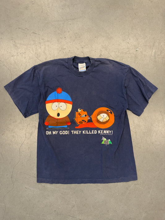 1998 SOUTH PARK OH MY GOD! THEY KILLED KENNY! TEE (SCREEN STARS TAG)