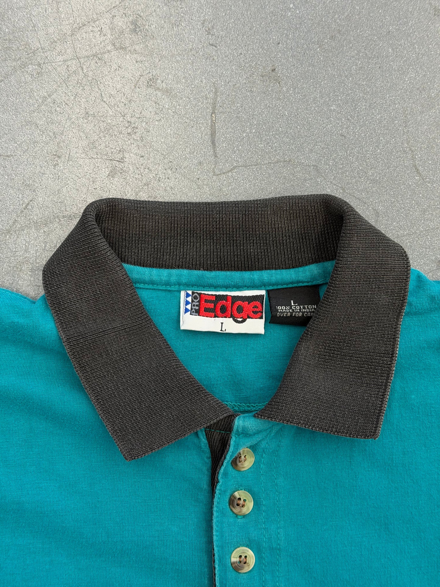 90'S FLORIDA MARLINS BLACK COLLAR POLO (PRO-EDGE TAG)