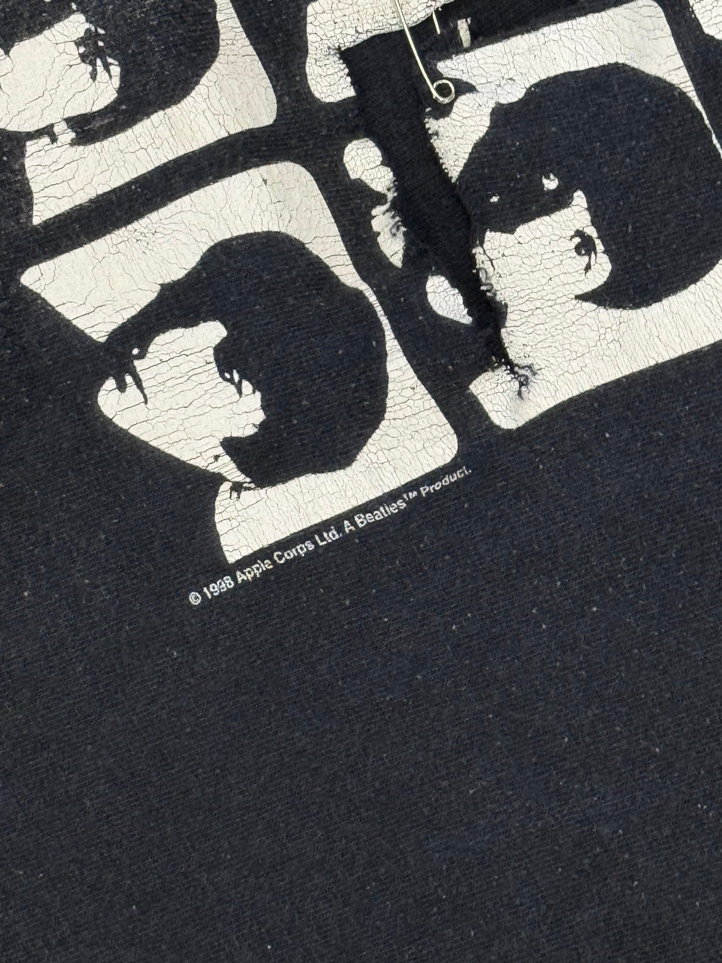 1998 THE BEATLES CUT-OFF TEE (APPLE TAG)