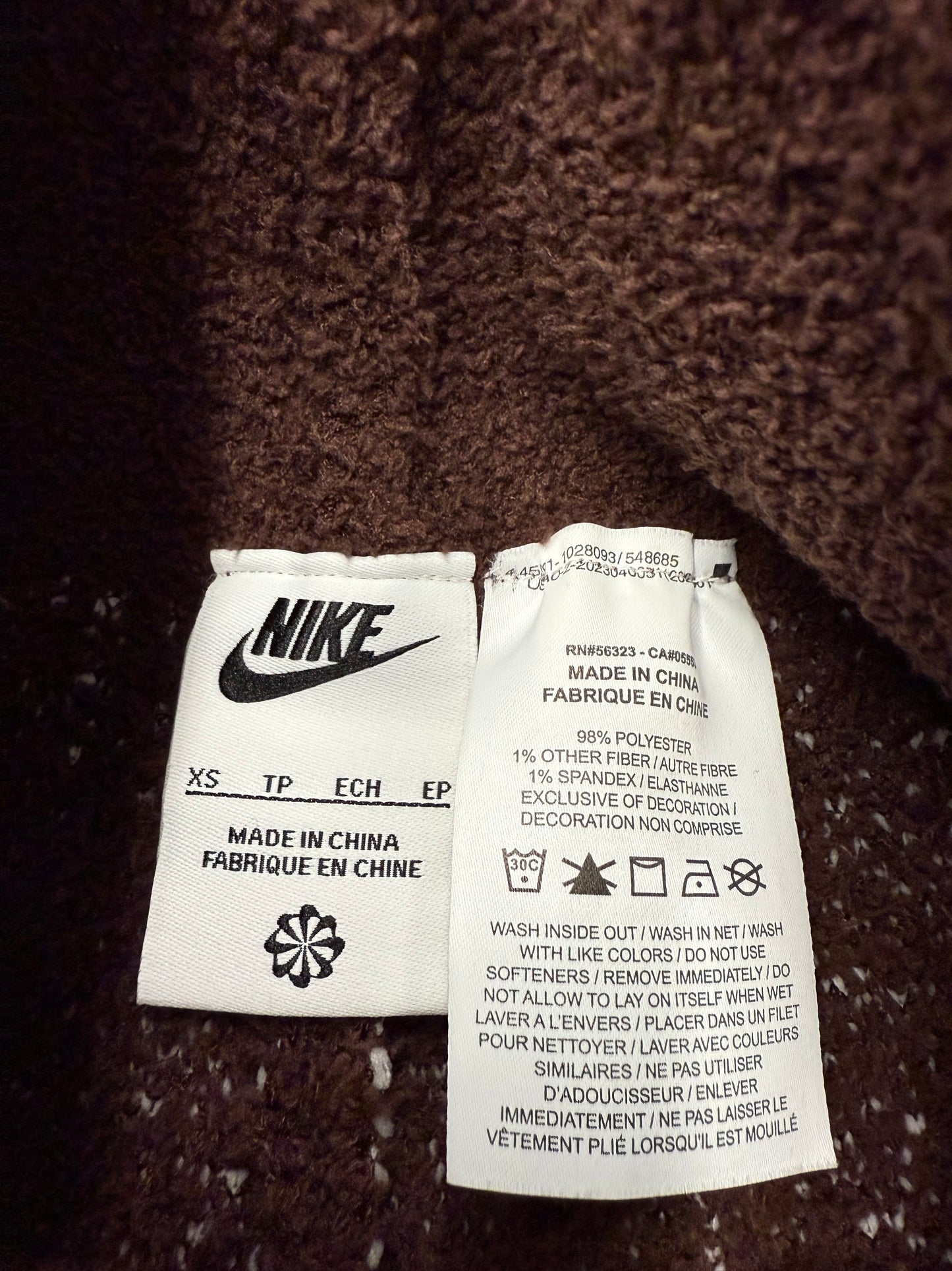 NIKE PHOENIX COZY BOUCLE HIGH WAISTED WOMENS PANTS