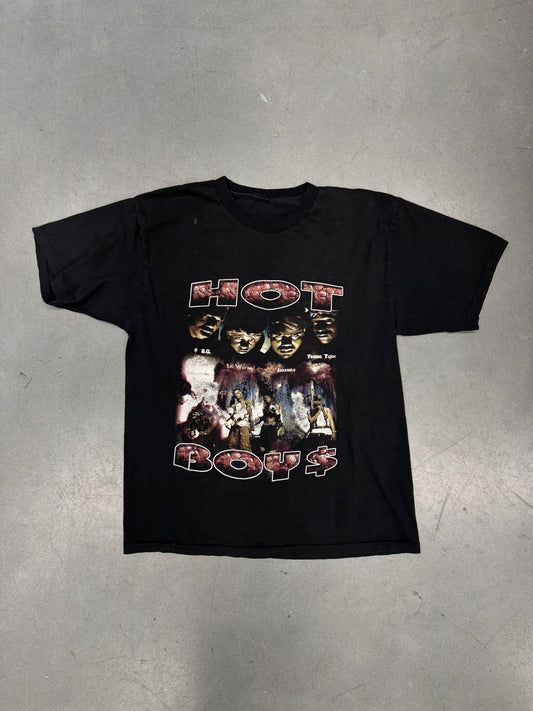 Y2K HOT BOYS GUERILLA WARFARE BOOTLEG RAP TEE (PULLED TAG)