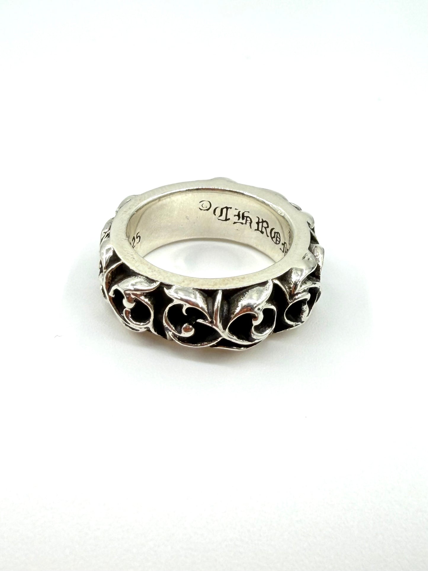 CHROME HEARTS ETERNITY VINE SILVER RING
