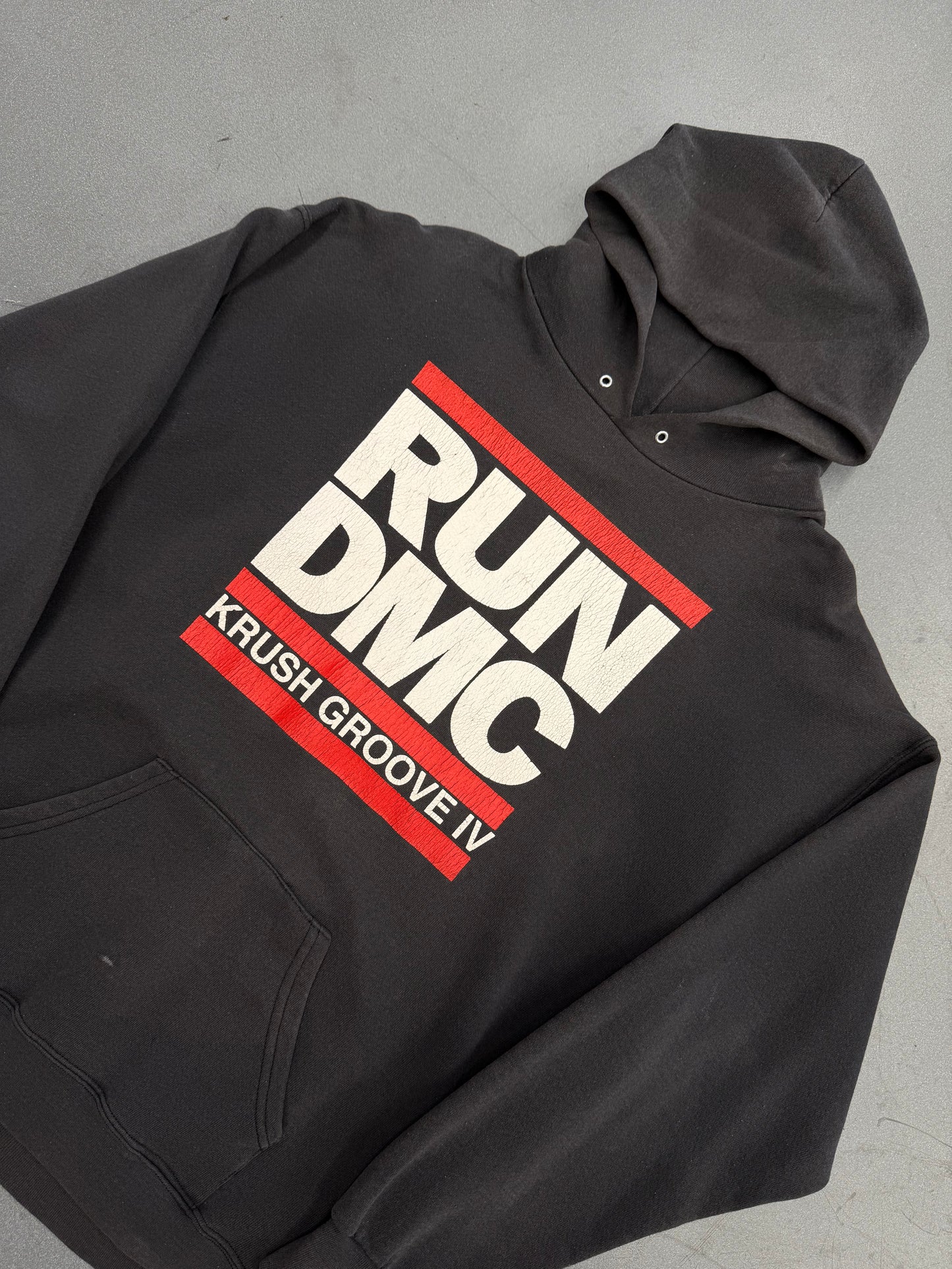 RUN DMC KRUSH GROOVE IV PULLOVER HOODIE (HEAVYWEIGHT LEE TAG)