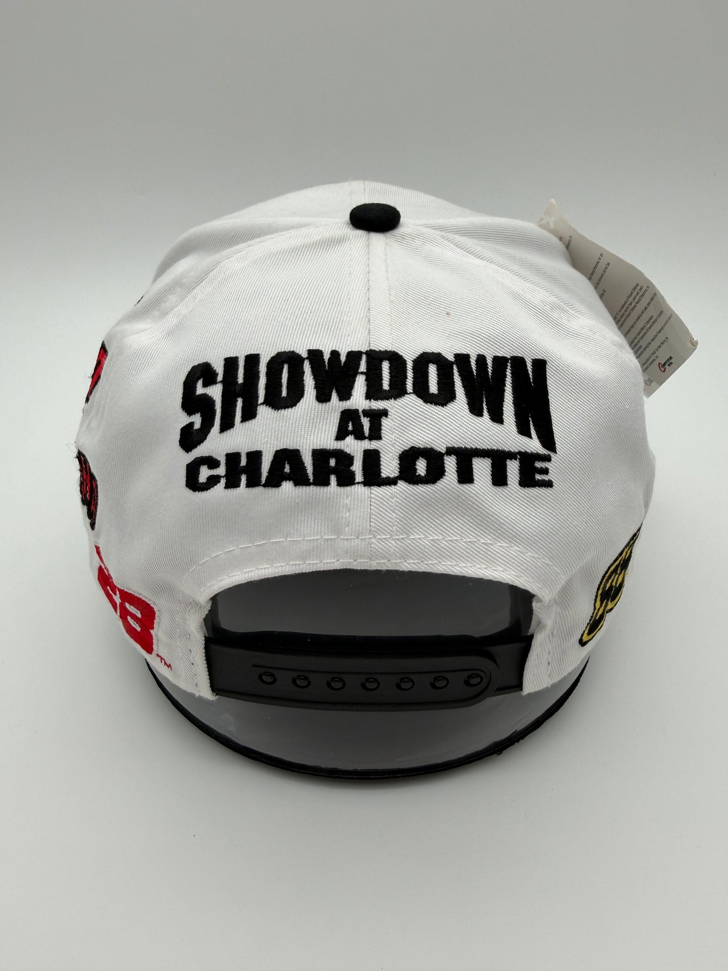 1998 BATMAN VS. JOKER SHOWDOWN AT CHARLOTTE RARE NASCAR SNAPBACK HAT NEW WITH TAGS
