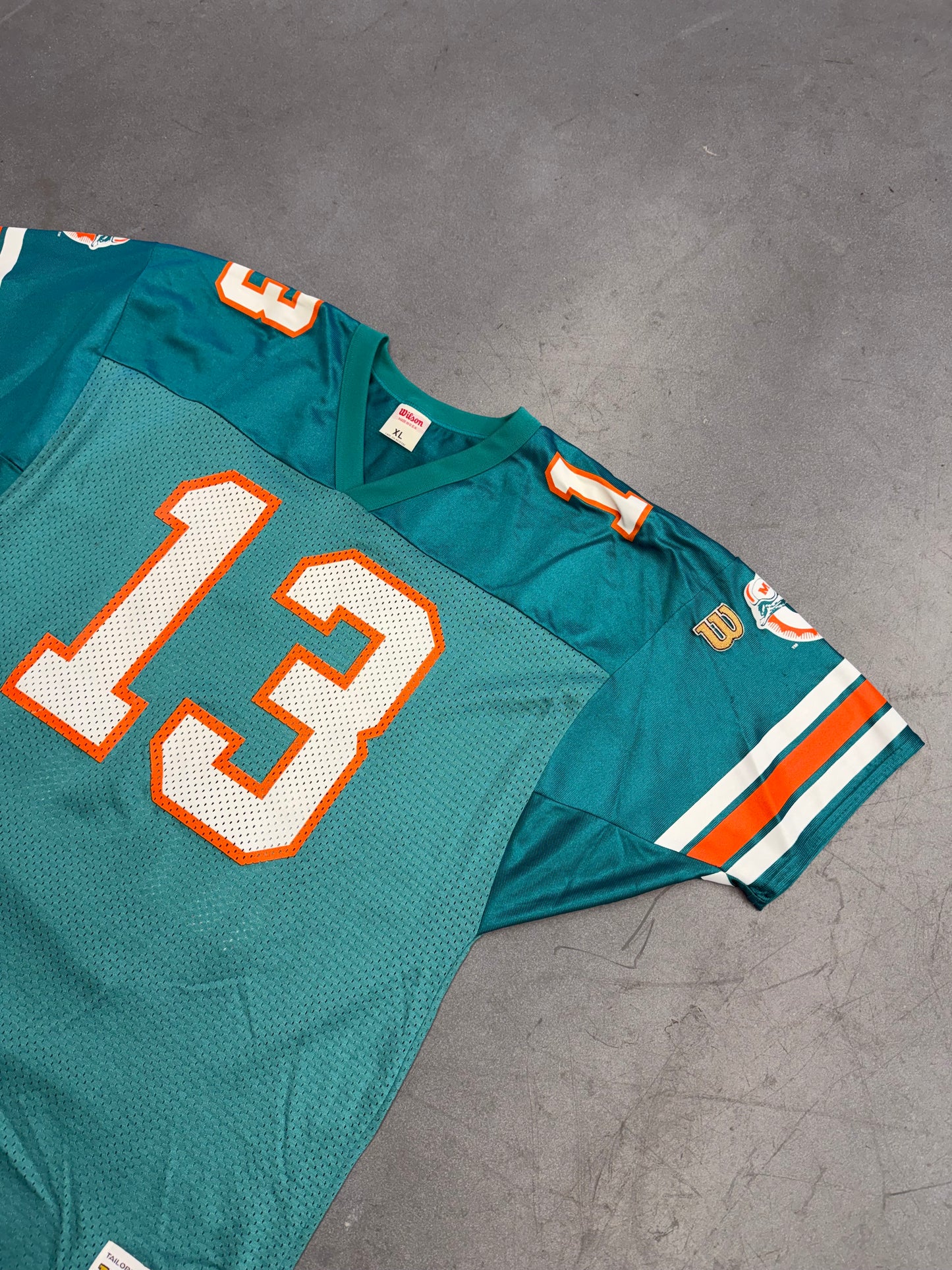 VINTAGE WILSON DAN MARINO MIAMI DOLPHINS FOOTBALL JERSEY