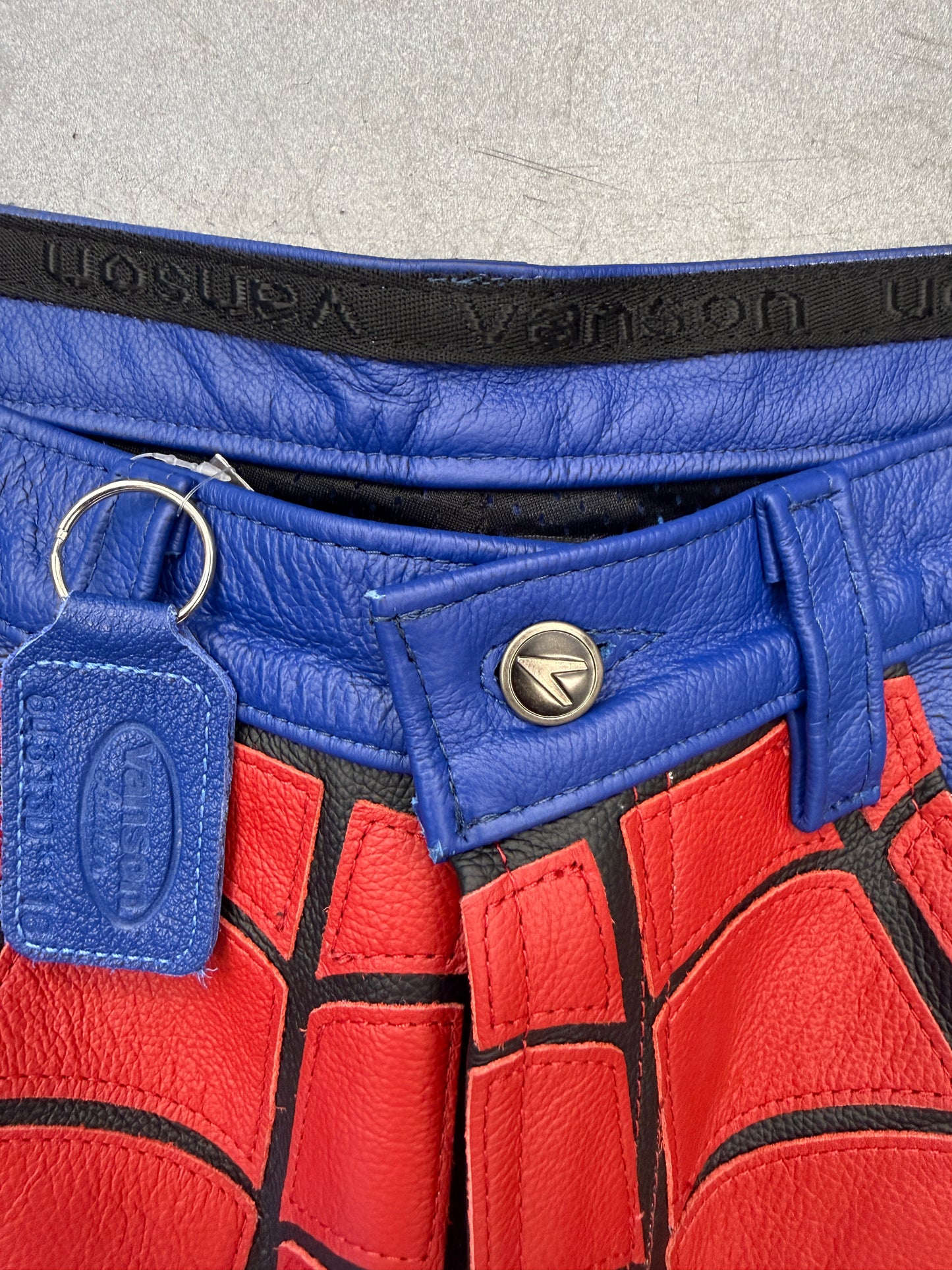 SS26 SUPREME VANSON LEATHERS SPIDER-MAN SHORTS
