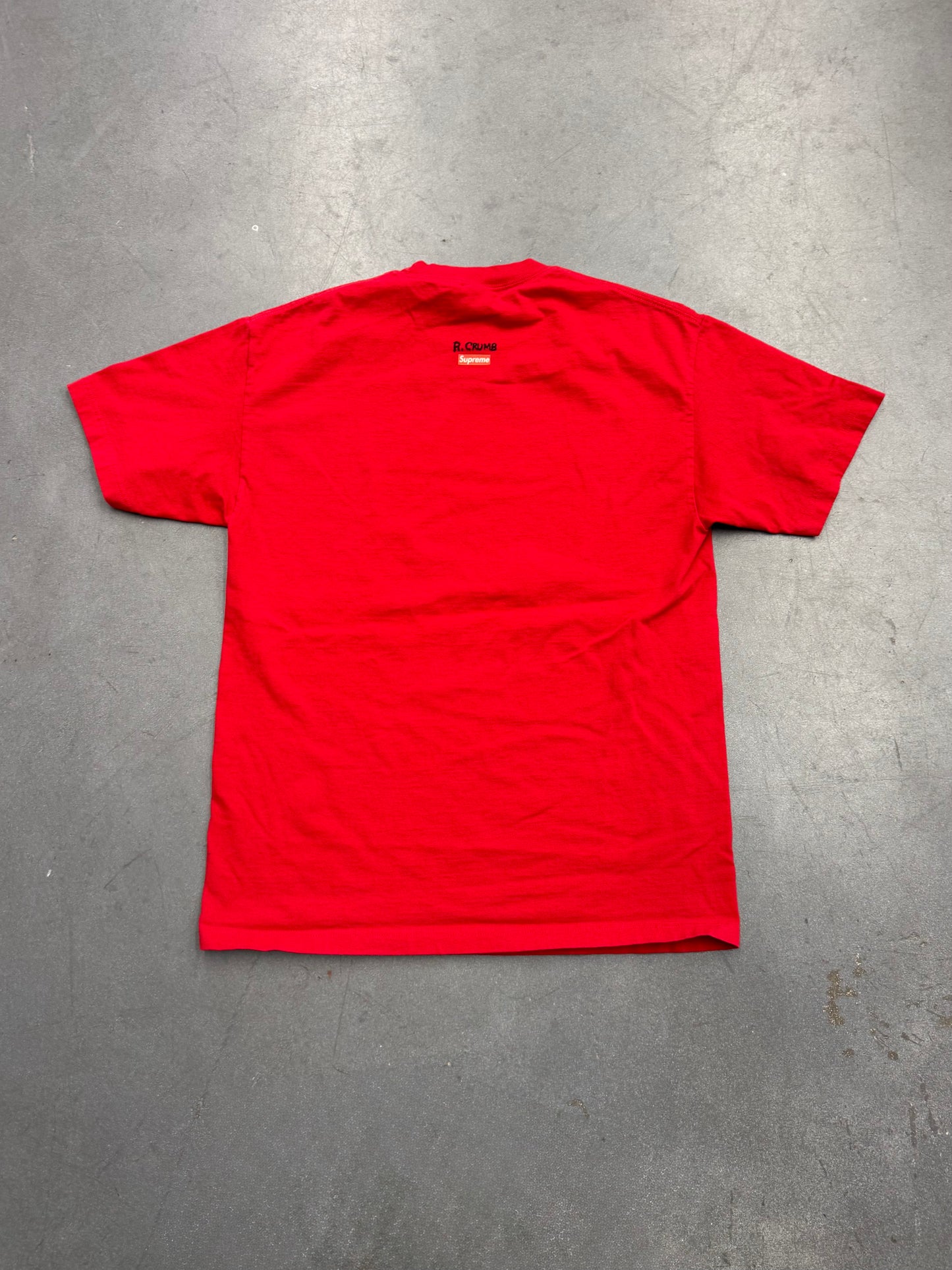 SS07 SUPREME R. CRUMB "DON'T TOUCH ME!" TEE - RED