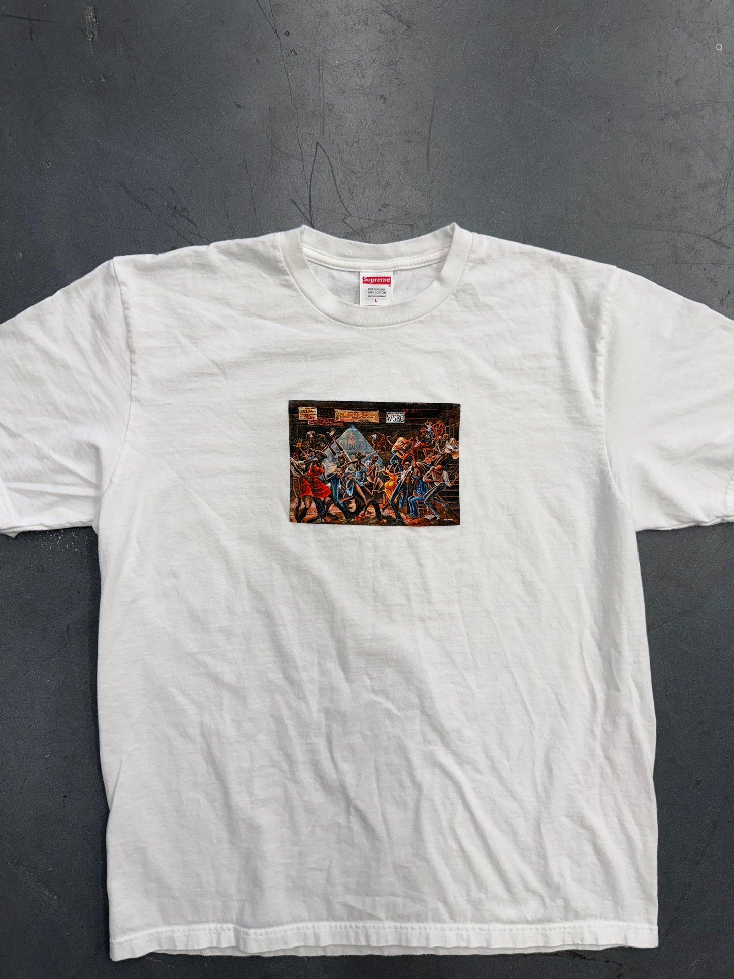 SS25 SUPREME ERNIE BARNES TEE - WHITE