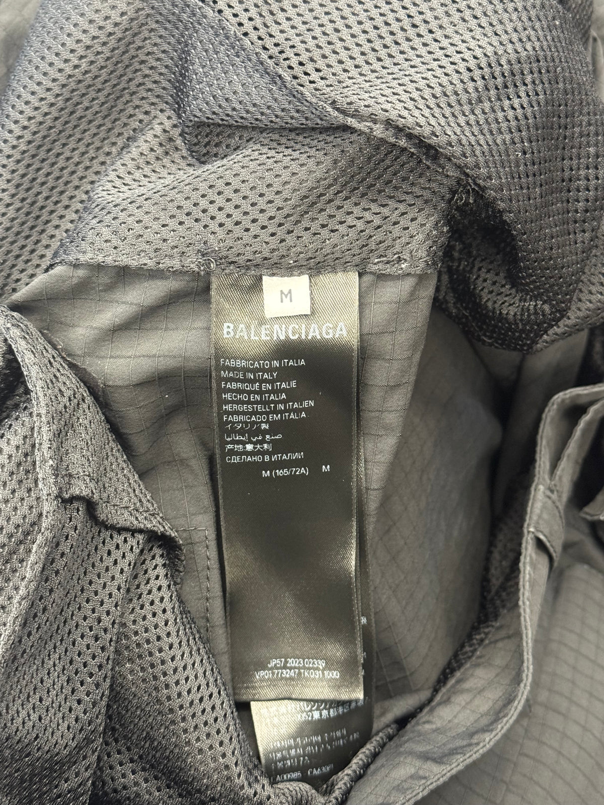 SS24 BALENCIAGA UNITY SPORTS ICON CONVERTIBLE LIGHT CARGO PANTS