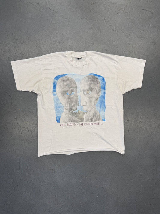 1994 PINK FLOYD DIVISION BELL WORLD TOUR THROUGH THE YEARS CROPPED TEE (CUT SCREEN STARS TAG)