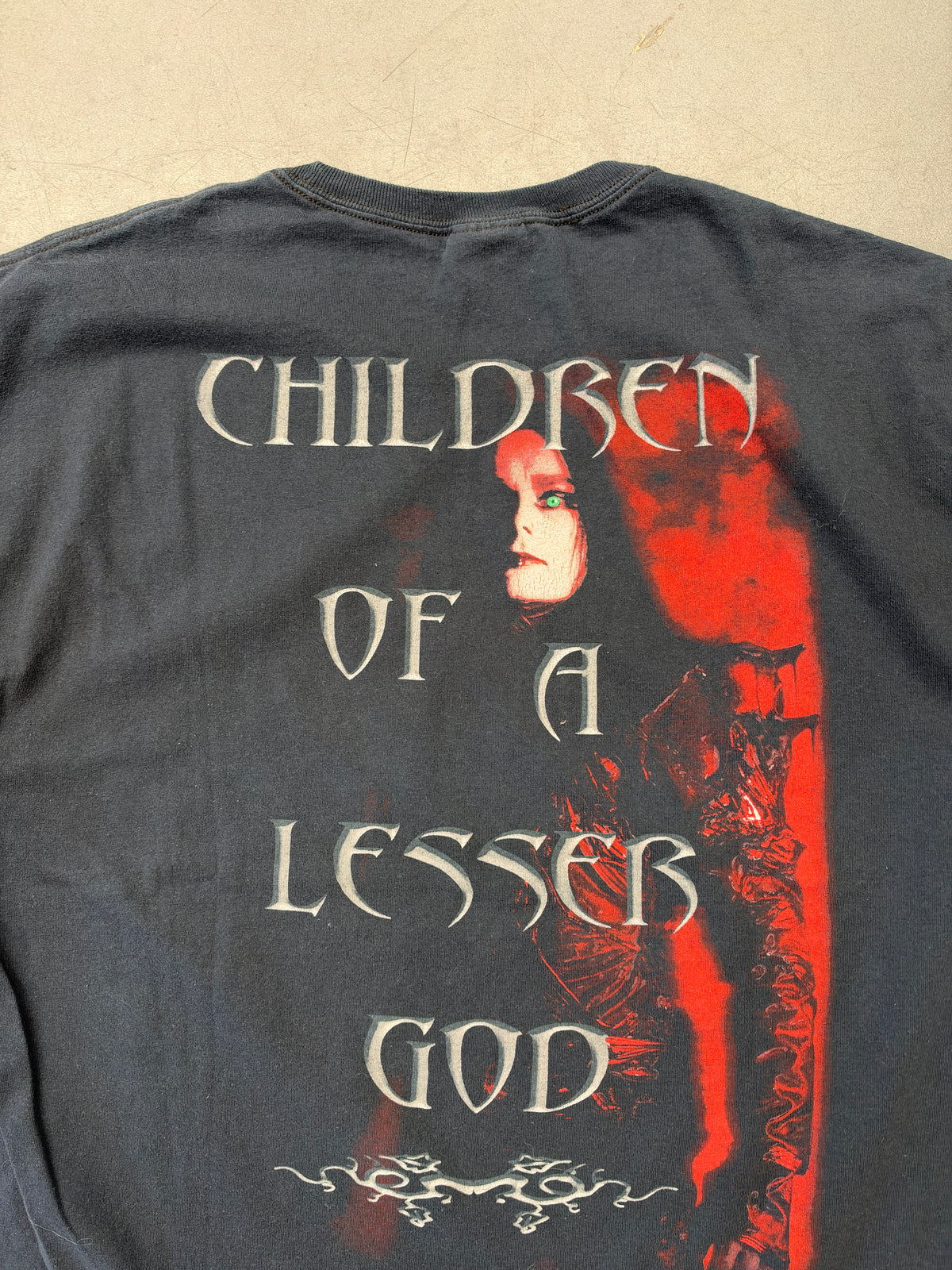 2003 CRADLE OF FILTH CHILDREN OF A LESSER GOD TEE (HANES HEAVYWEIGHT TAG)