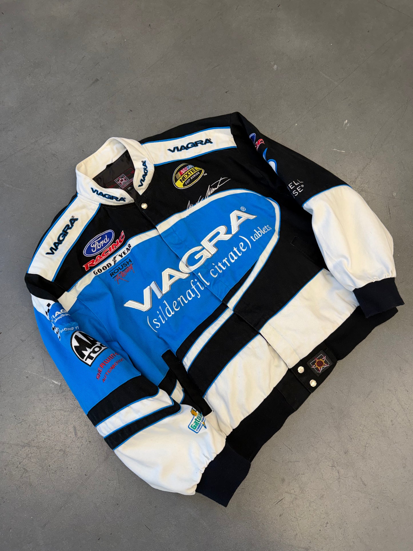 VINTAGE JH DESIGNS VIAGRA NASCAR JACKET